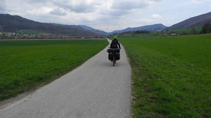 Aus dem Thal hinaus...
